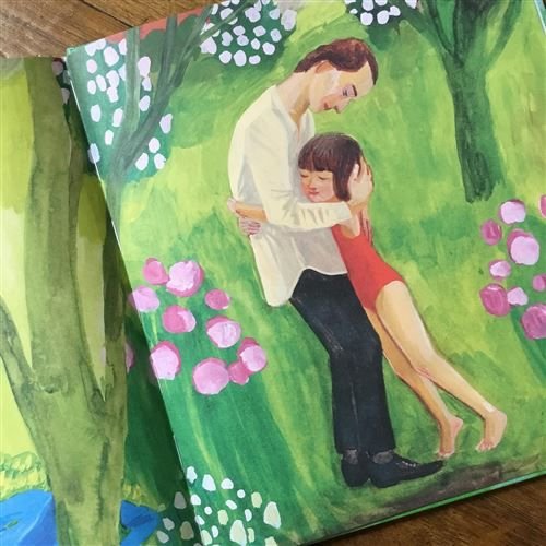 [Top albums 2021] Plongée dans l’été / sara strinsberg, ill. sara lundberg - Gallimard jeunesse, 2021 